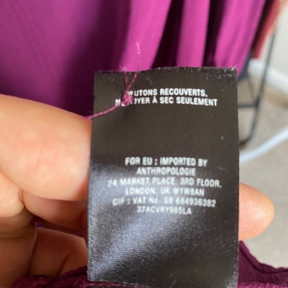 🥳 HP 💟 ANTHROPOLOGIE MAEVE DRESS TUNIC SZ S - Picture 7 of 7